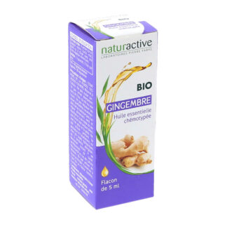 Naturactive Gingembre Bio Huile Essentielle Chémotypée
