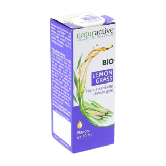 Naturactive Lemon Grass Bio Huile Essentielle Chémotypée