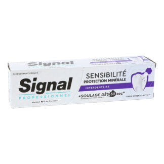 Signal Professionnel Sensibilité Protection Minérale Interdentaire