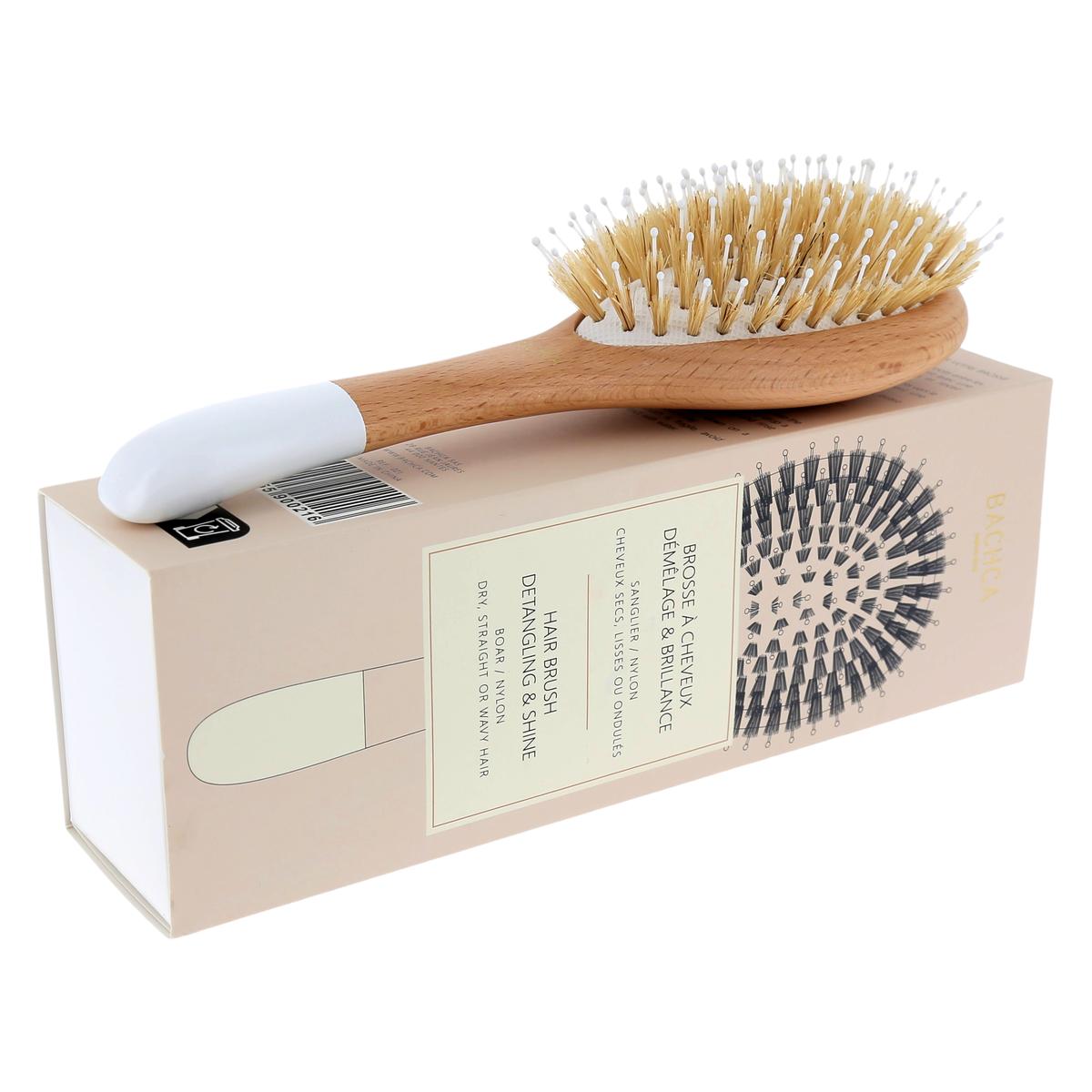 Bachca Brosse à Cheveux Démêlage & Brillance