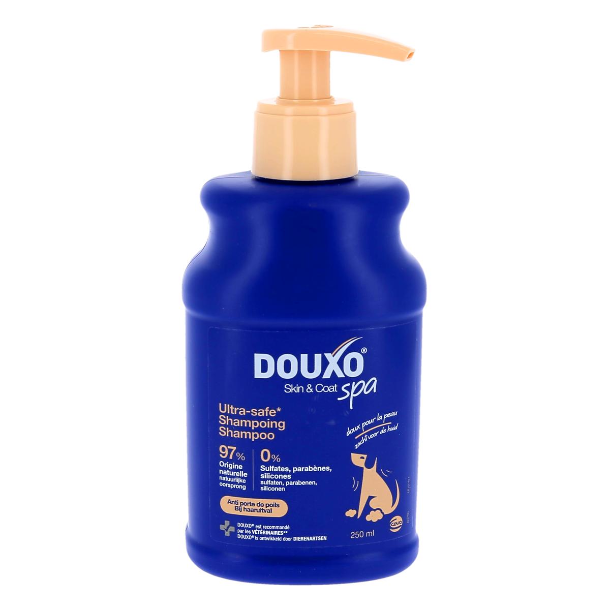 Douxo Skin & Coat Spa Shampoing Anti Perte de Poils Chien