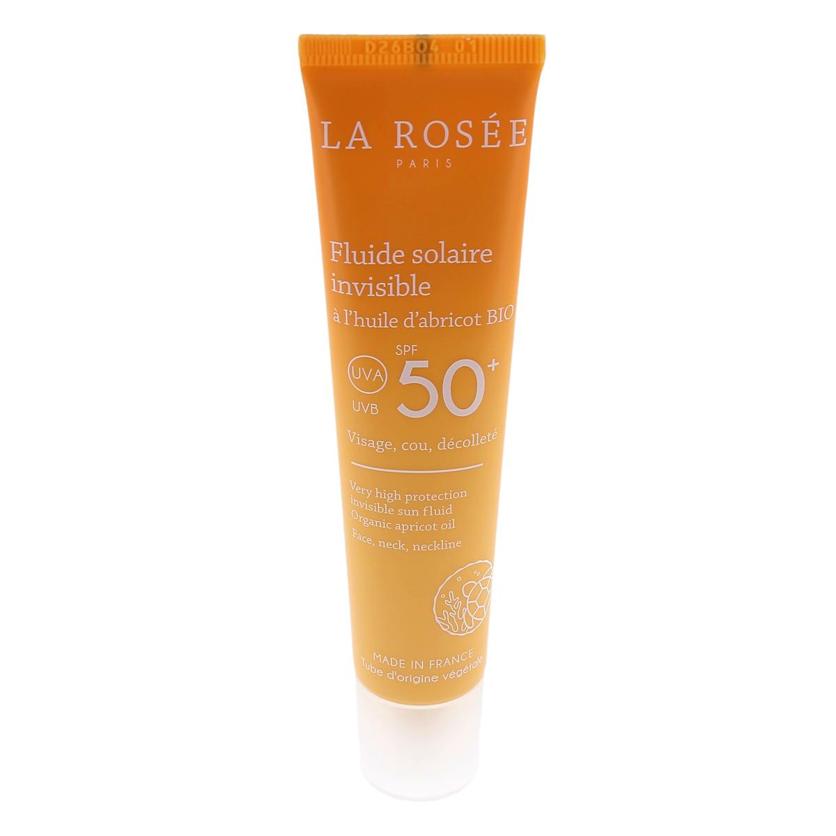 La Rosée Fluide Solaire Invisible à l'huile d'abricot Bio SPF50+
