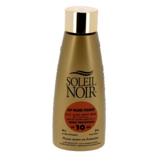 Soleil Noir Zonnebrandmelk met vitamines en anti-aging-ingrediënten SPF10