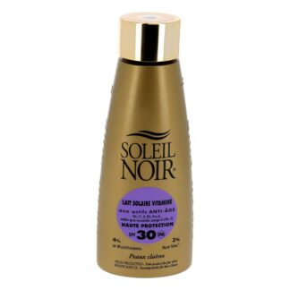 Soleil Noir Zonnebrandmelk met vitamines en anti-aging-ingrediënten SPF30