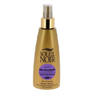Soleil Noir Droge Olie-Spray met vitamines en anti-aging-ingrediënten, SPF 30