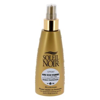 Soleil Noir Droge Olie-Spray met vitamines en anti-aging-bestanddelen, SPF 6