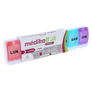 MédikaBox Compact I Pillendoosje voor 7 dagen/1 dosering