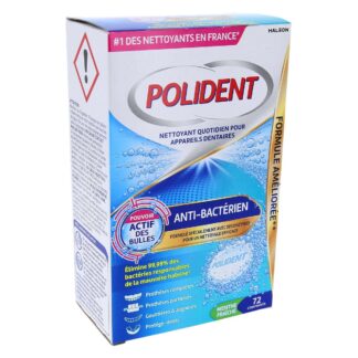 Polident Antibacterieel Dagelijks reinigingsmiddel voor tandprothesen