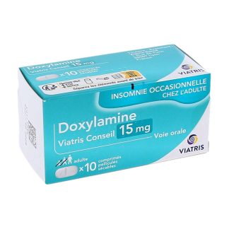 Doxylamine Viatris Conseil 15 mg