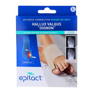 Epitact Stijve Correctieve Nachtorthese voor Hallux Valgus („Knoopvoet”)