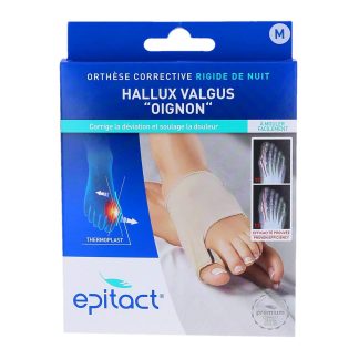 Epitact Stijve Correctieve Nachtorthese voor Hallux Valgus („Knoopvoet”)