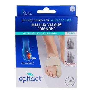 Epitact Soepele Correctieve Dagorthese voor Hallux Valgus („Knoopvoet”)