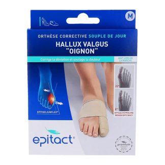 Epitact Soepele Correctieve Dagorthese voor Hallux Valgus („Knoopvoet”)