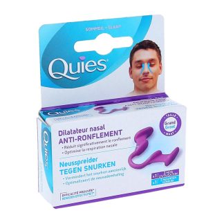 Quies Neusverwijdingsmiddel tegen snurken tijdens de slaap
