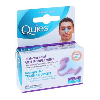Quies Neusverwijdingsmiddel tegen snurken tijdens de slaap