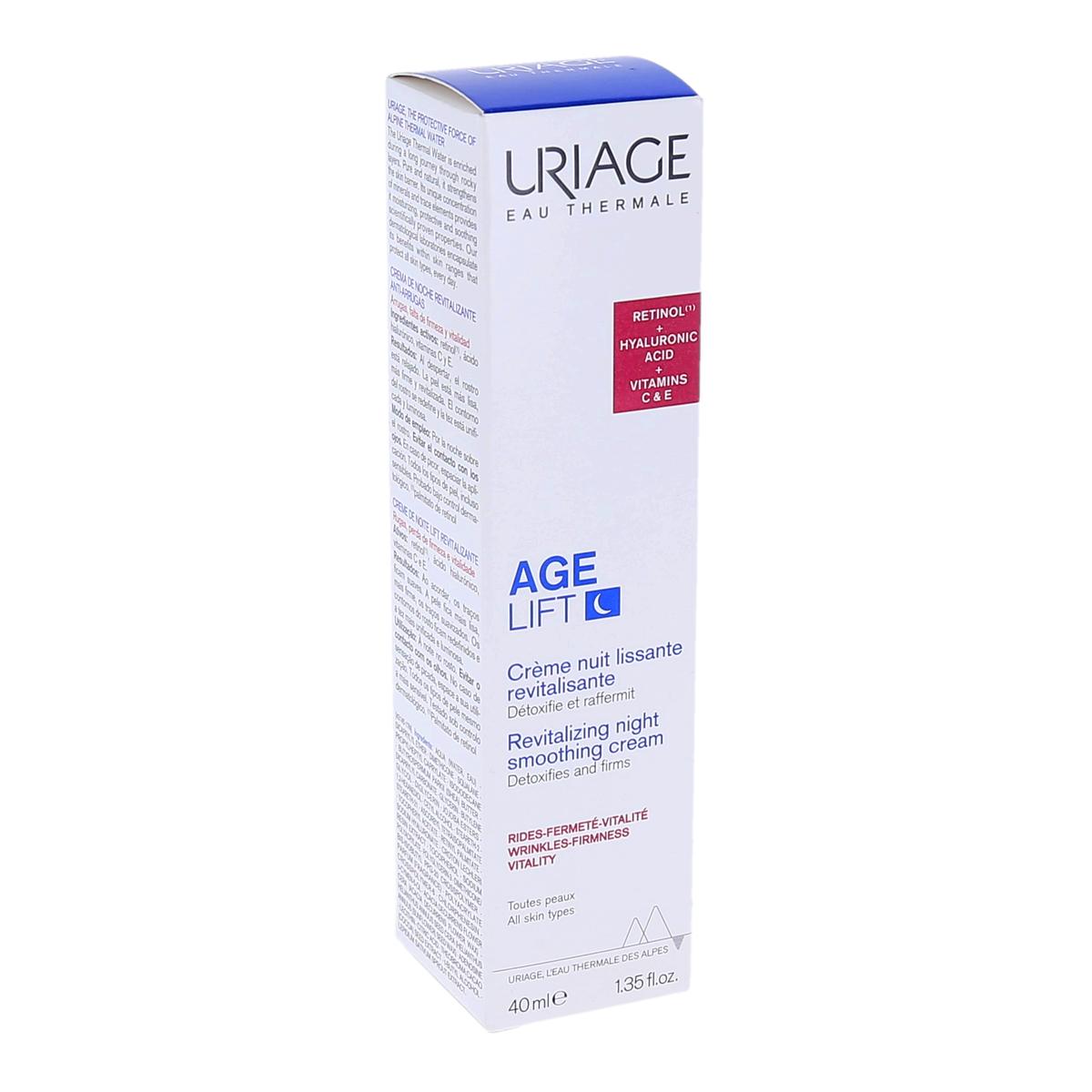 Uriage Age Lift Gladmakende en revitaliserende nachtcrème