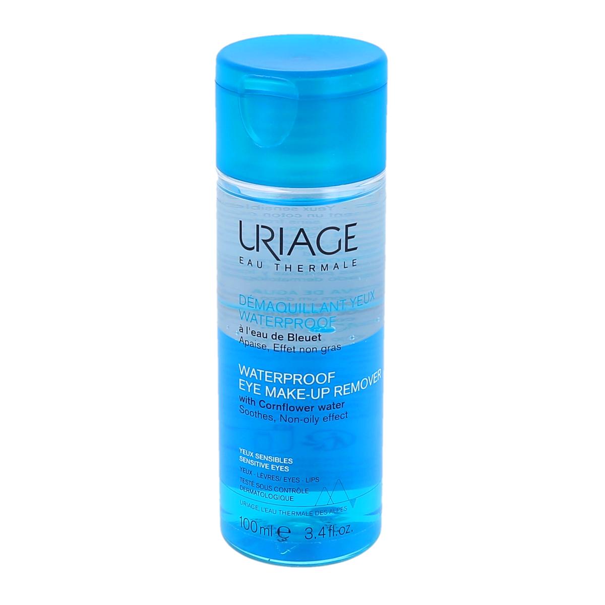 Uriage Waterproof oogmake-upremover met korenbloemwater