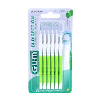 GUM Bi-Direction herbruikbare interdentale borsteltjes 0