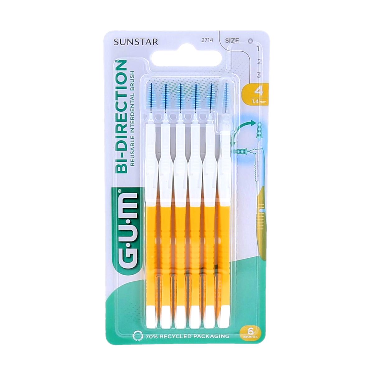 GUM Bi-Direction herbruikbare interdentale borsteltjes 1