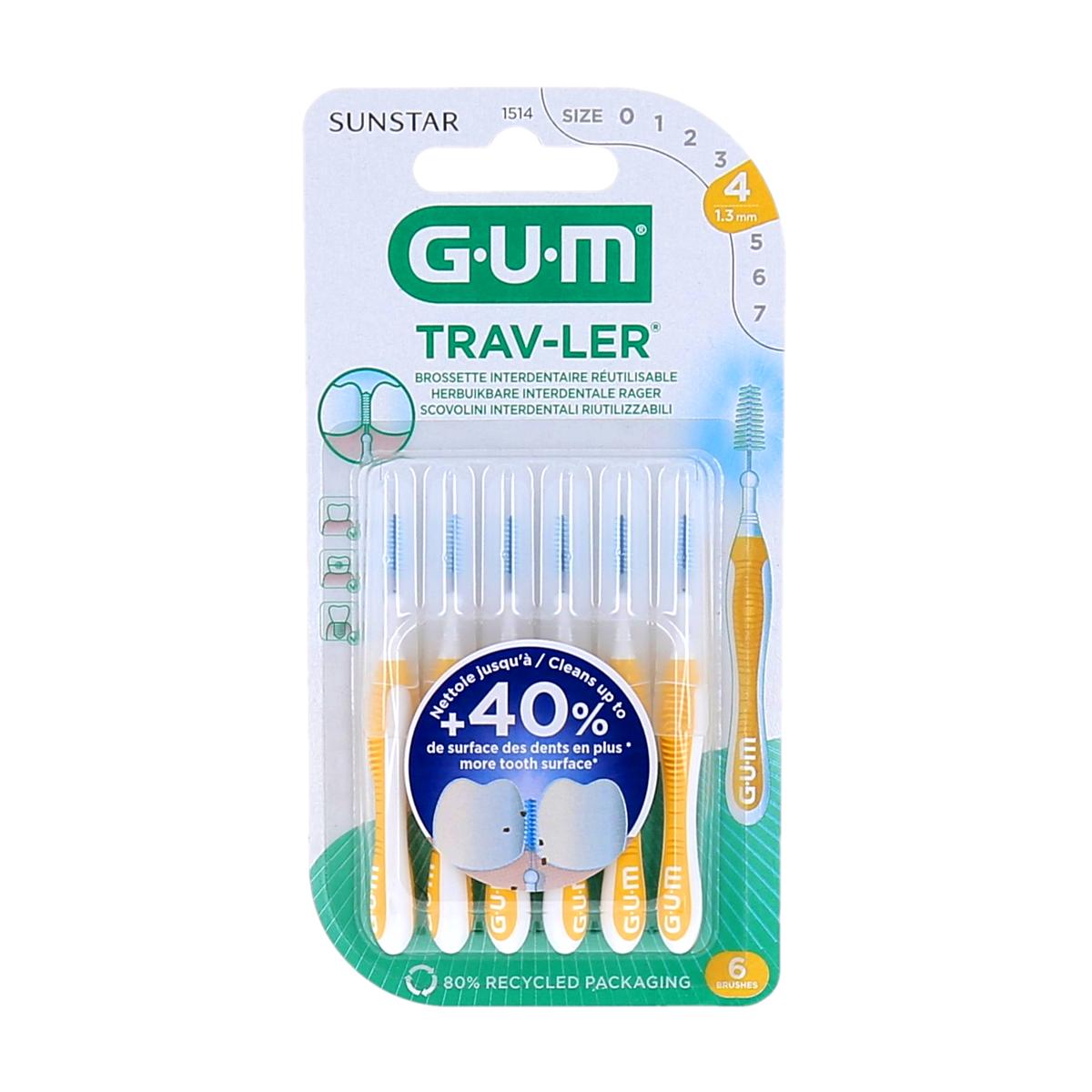 GUM Trav-Ler herbruikbare interdentale borsteltjes 1