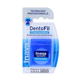 Inava DentoFil met chloorhexidine, gewaxed