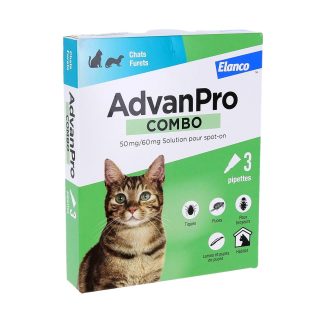 AdvanPro Combo Katten/Fretten, Spot-on-oplossing, doos met 3 pipetten
