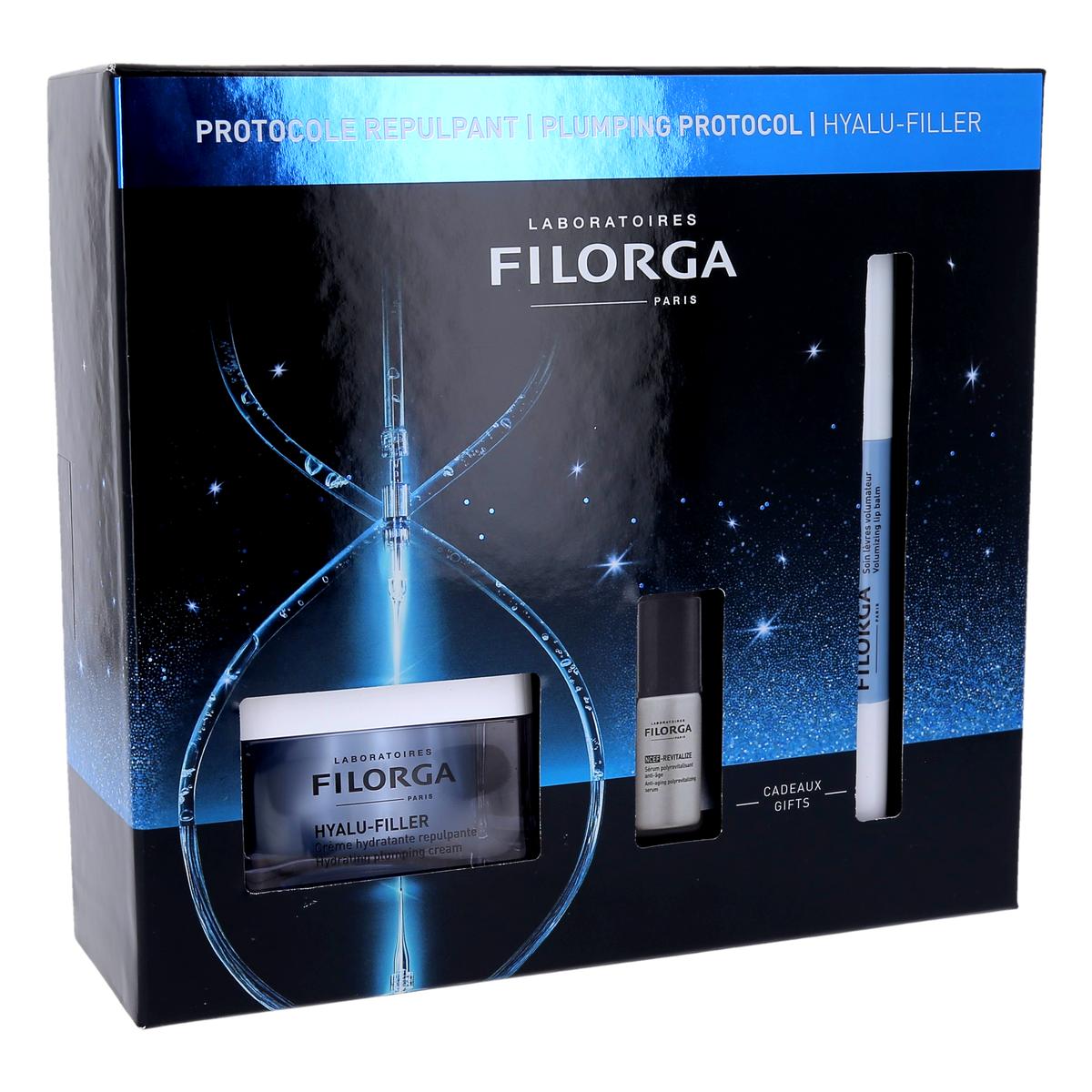 Filorga Hyalu-Filler Volumeverhogend Protocol, set van 3 producten (waarvan 2 gratis)