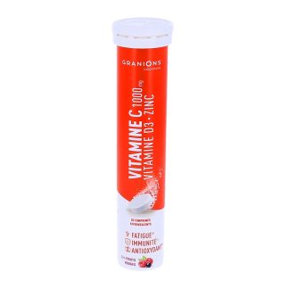 Granions Vitamine C 1000 mg - Vitamine D3 - Zink