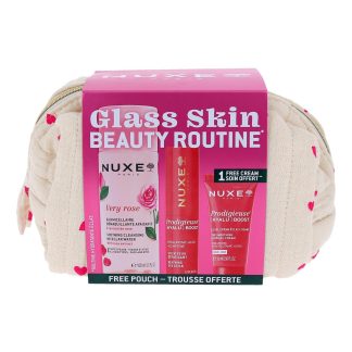 Nuxe Glass Skin, hydraterende routine voor een stralende huid, set van 3 producten (waarvan 1 gratis)